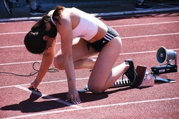 Яніна Рапека – ІІ месца ў бегу на 100 м, ІІ месца ў бегу на 200 м