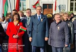 коллектив БрГУ принял участие в торжествах по случаю 80-летия Победы