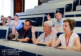 Заседание приёмной комиссии по вопросу зачисления в число студентов первого курса абитуриентов, которые являются победителями университетской олимпиады