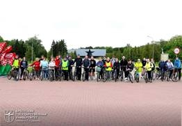 Велопробег «Маршрутами памяти. Маршрутами единства», посвящённый Дню Победы